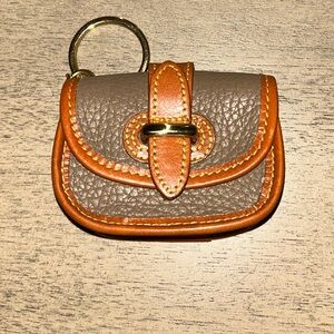 Vintage Dooney & Bourke AWL Mini Key Caddy Coin Purse Keychain